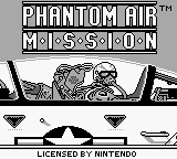 Phantom Air Mission (Europe) Title Screen